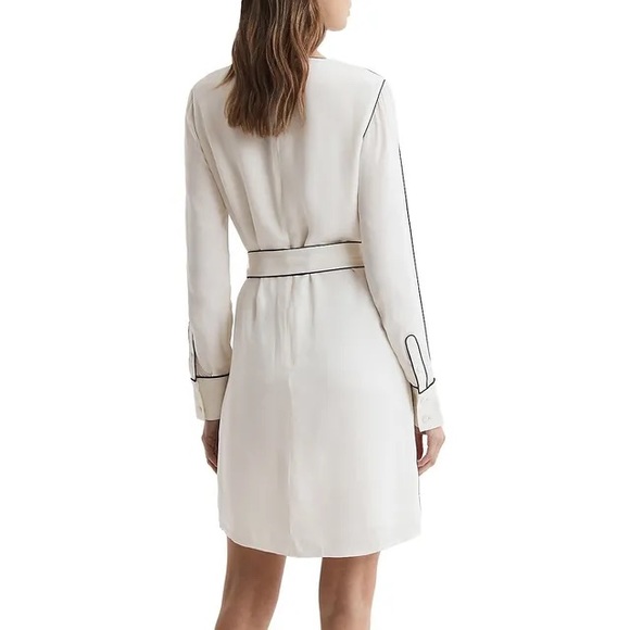 Reiss Elainy Belted Trim Dress - Picture 3 of 4